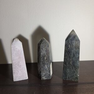 Rose Quartz, Labradorite, Ocean Jasper. NEW